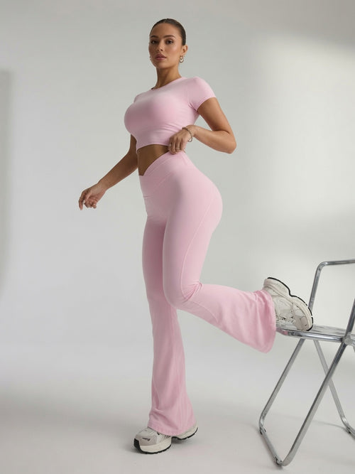 Blush Sculpt Flare Pants