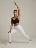 Ivory Crisscross Sports Bra