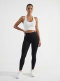 Lunar Ribbed Racerback Sports Bra